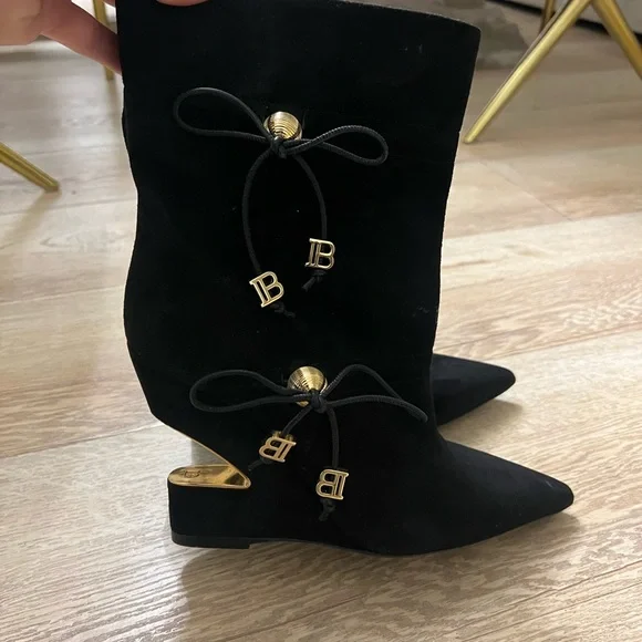 Balmain Suede Boots - Picture 10 of 10